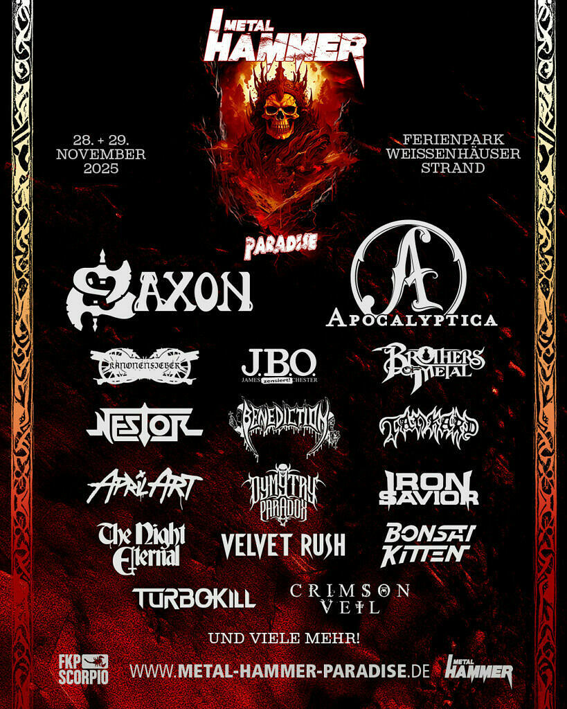 Metal Hammer Paradise 2025 - erste Bands