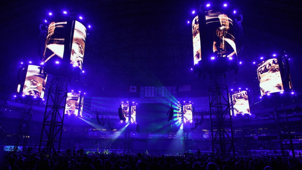Die aktuelle Metallica-Produktion — hier zu sehen im Rogers Centre am 24. April 2025 in Toronto