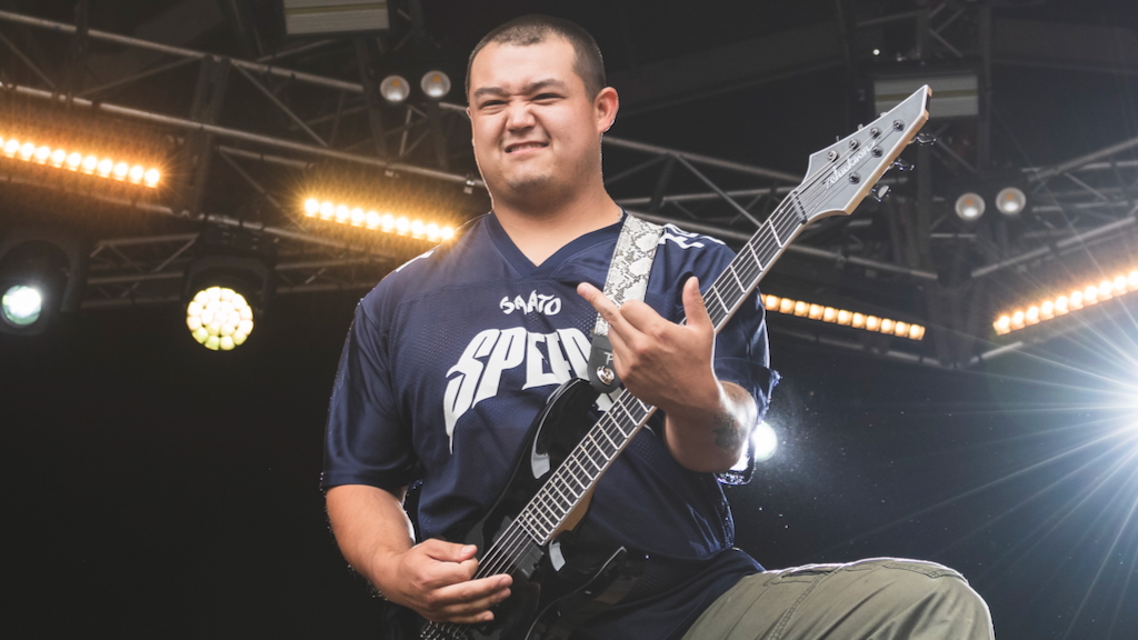 Cedrik Davis mit Sanguisugabogg am 27. Juni 2024 beim Resurrection Fest im spanischen Viveiro