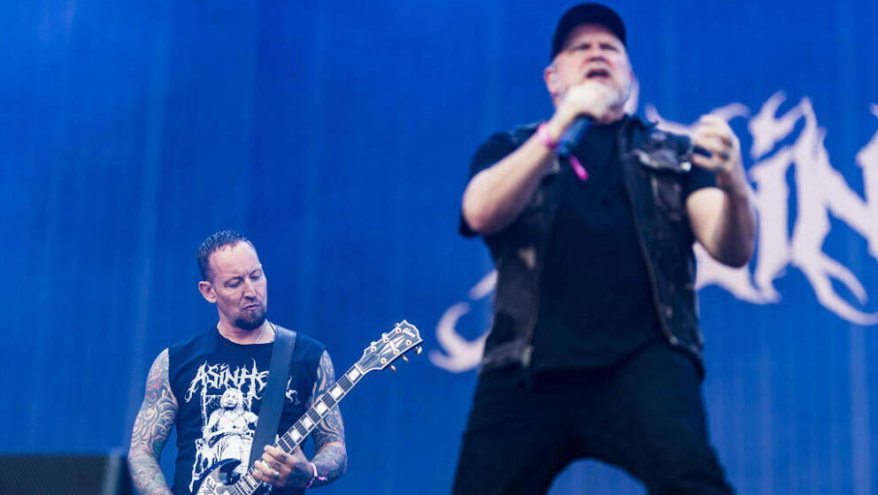 Michael Poulsen und Marc Grewe mit Asinhell bei Rock am Ring 2024
